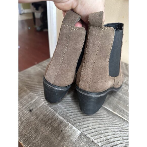 Rebels Brown Suede Star Motif Ankle Boots Size 37 - Picture 4 of 4